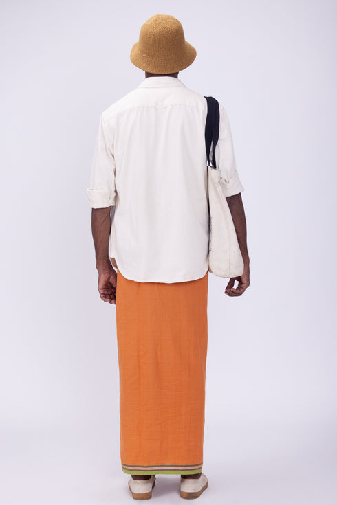 NEYYATTINKARA Reversible Kasavu Mundu